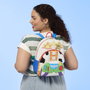LOUNGEFLY - Mochila Toy Story 5 - Jessie, Woody et Buzz Lightyear Disney Pixar - Mini sac à dos 31 cm - Polyuréthane avec jean et détails