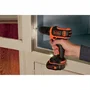 Black+Decker BDCDD12KB-QW Visseuse-Dévisseuse sans fil 12V, coffret avec 2 batteries 1.5 Ah Li-ion, chargeur, 10 positions de couple
