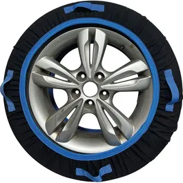 Optima Chaussettes à Neige L pour Camping-car - Homologuées B26, en Polyéthylène Haute Résistance, Paires de Chaînes pour Pneus, Compatibles avec 205/70R15, 215/55R17 et Plus