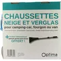 Optima Chaussettes à Neige L pour Camping-car - Homologuées B26, en Polyéthylène Haute Résistance, Paires de Chaînes pour Pneus, Compatibles avec 205/70R15, 215/55R17 et Plus