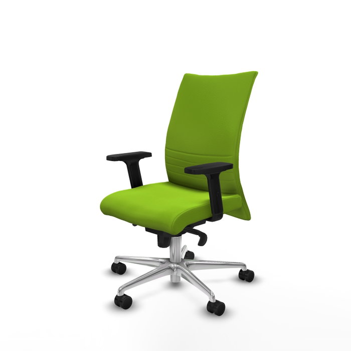 Piqueras Y Crespo Albacete Confidente - Chaise de Bureau Pistache avec Mécanisme Synchrone et Base Aluminium Piqueras Y Crespo Albacete Confidente - Chaise de Bureau Pistache avec Mécanisme Synchrone et Base Aluminium
