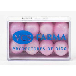 Vcs - 8 Protections auditives en cire réutilisables - Contre le bruit et pour natation - Lot de 8 bouchons d'oreilles