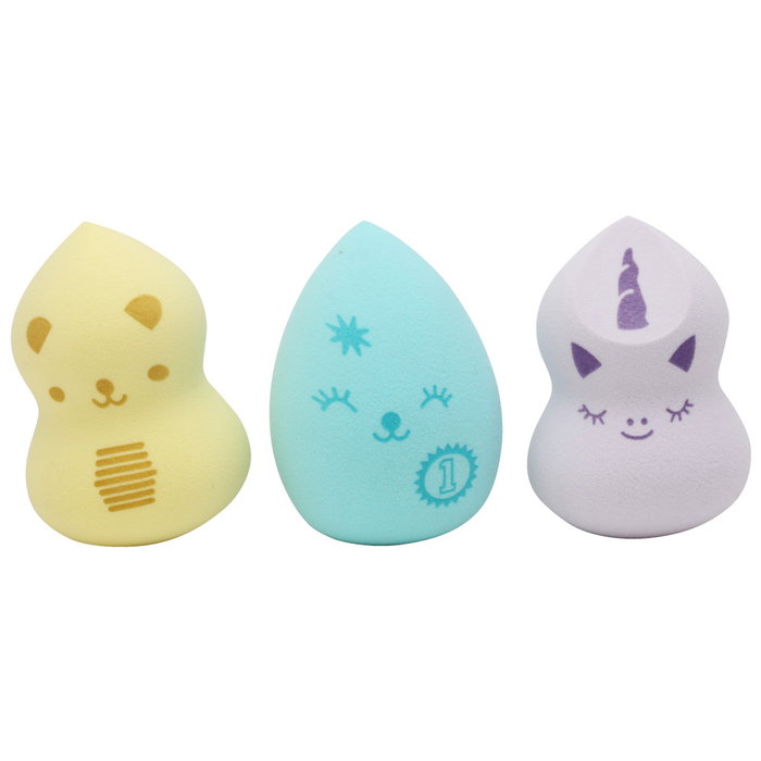 Cosmetic Club Jeu de 3 Éponges de Maquillage KAWAII