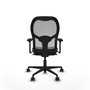 Piqueras y Crespo 3D036N0 Chaise de Bureau Gris et Brun foncé