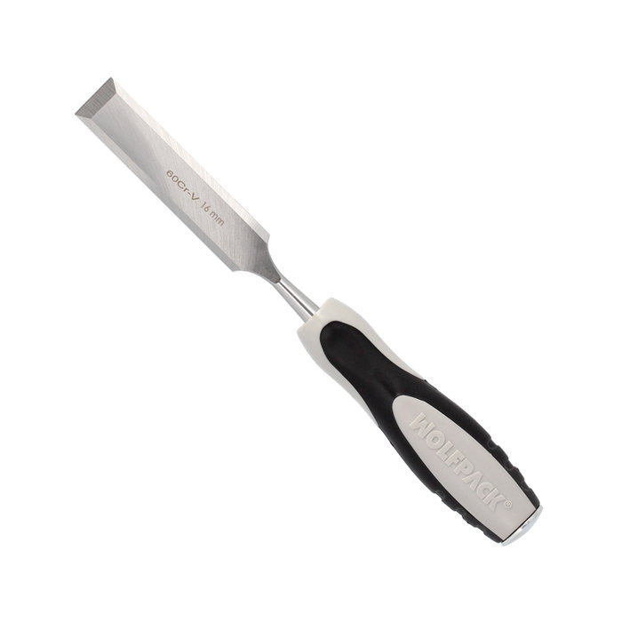 WOLFPACK LINEA PROFESIONAL Ciseau à bois Maurer manche bi-matière 16 mm WOLFPACK LINEA PROFESIONAL Ciseau à bois Maurer manche bi-matière 16 mm