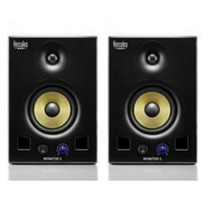 Hercules Monitor 5 - Paire d'enceintes actives de monitoring bi-amplifiée - 80W - Noir Hercules Monitor 5 - Paire d'enceintes actives de monitoring bi-amplifiée - 80W - Noir