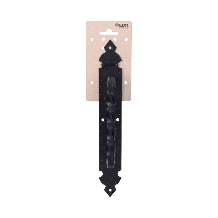 Poignée de porte EDM 85256 Noir Fer Forge 275 mm Poignée de porte EDM 85256 Noir Fer Forge 275 mm
