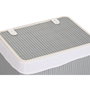Lot de paniers DKD Home Decor Gris foncé Bambou 40 x 30 x 46 cm 5 Pièces
