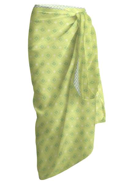 Secaneta - Paréo Voile 100% Coton Imprimé Réf. Remann 100x180 cm - Motifs Surtis Multicolore