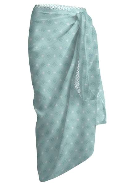 Secaneta - Paréo Voile 100% Coton Imprimé Réf. Remann 100x180 cm - Motifs Surtis Multicolore