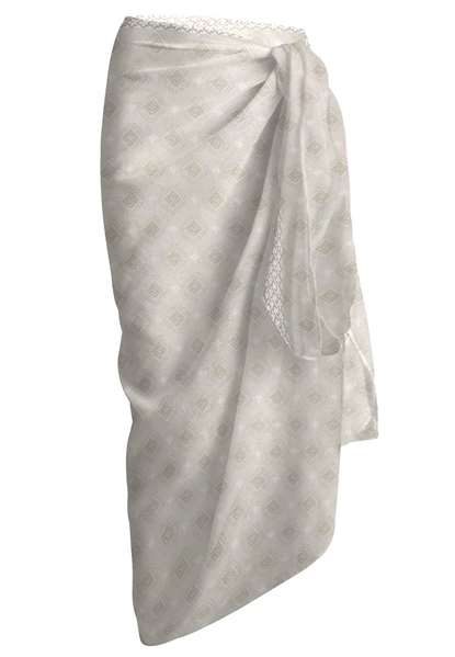 Secaneta - Paréo Voile 100% Coton Imprimé Réf. Remann 100x180 cm - Motifs Surtis Multicolore