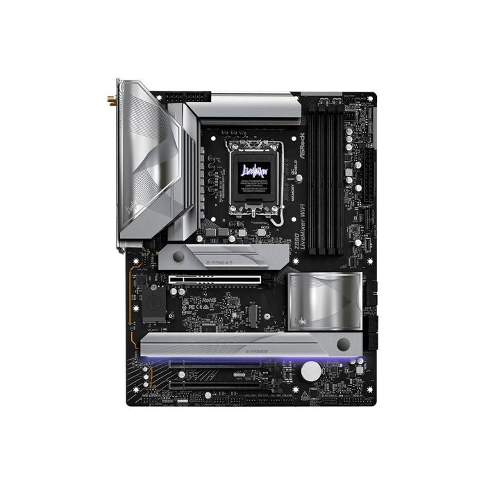 ASRock Carte mère ATX Z890 LiveMixer pour Intel LGA 1851 (Core Ultra Série 2), avec Wi-Fi 7, Bluetooth 5.4, DDR5 jusqu'à 256 Go, 2 ports Thunderbolt, 1 port HDMI 2.1