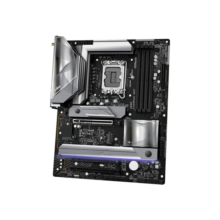 ASRock Carte mère ATX Z890 LiveMixer pour Intel LGA 1851 (Core Ultra Série 2), avec Wi-Fi 7, Bluetooth 5.4, DDR5 jusqu'à 256 Go, 2 ports Thunderbolt, 1 port HDMI 2.1