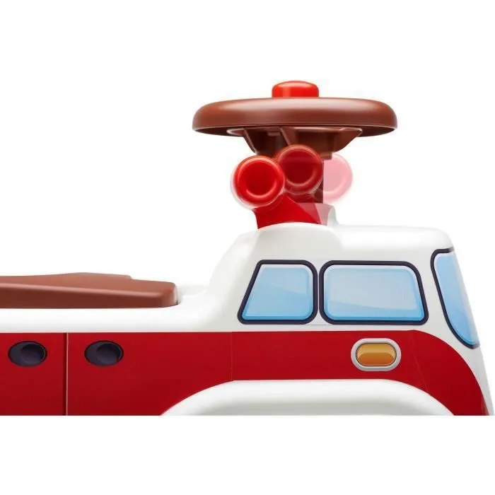 Falk Porteur Vintage avec Siège Rabattable et Volant Directionnel avec Klaxon pour Bébé