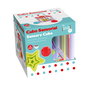 TACHAN - Cube sensoriel pour bébé avec 6 formes géométriques multicolores, textures et motifs variés - Jouet d'éveil pour enfants dès 6 mois