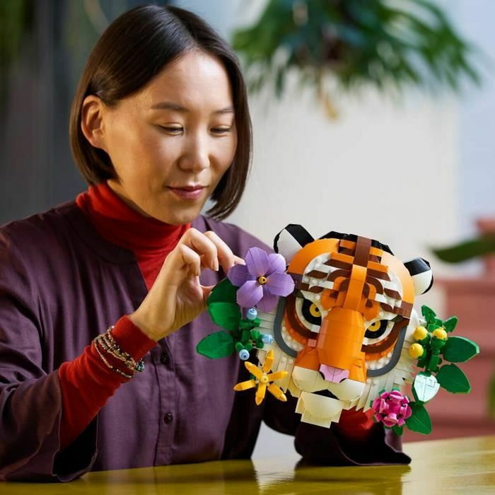 LEGO Art 31217 Le Tigre et ses Fleurs - Set Adulte