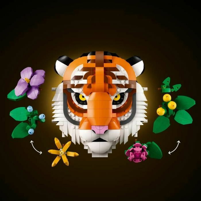 LEGO Art 31217 Le Tigre et ses Fleurs - Set Adulte