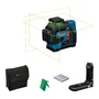 Bosch Professional GLL 12V-100-33 CG Laser 3 lignes vertes Portée 100 m Précision 0,3 mm
