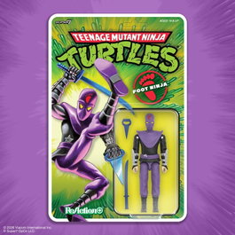 Super7 Teenage Mutant Ninja Turtles ReAction+ Wave 01 Foot Ninja