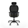 Piqueras y Crespo Chaise de Bureau 1D036G2 Crème