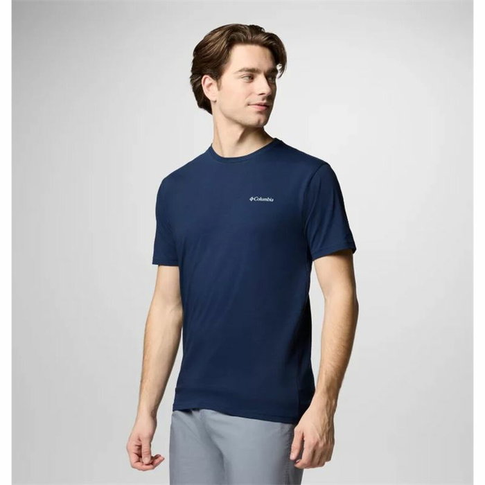 T-shirt à manches courtes homme Columbia North Cascades™ Sleeve Bleu foncé