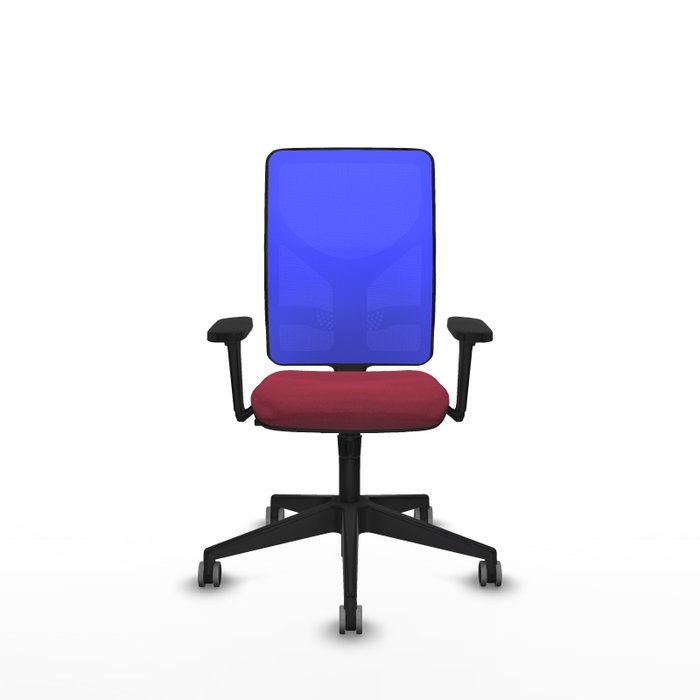 PIQUERAS Y CRESPO Chaise Motilla Synchro Bordeaux et Bleu