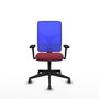 PIQUERAS Y CRESPO Chaise Motilla Synchro Bordeaux et Bleu