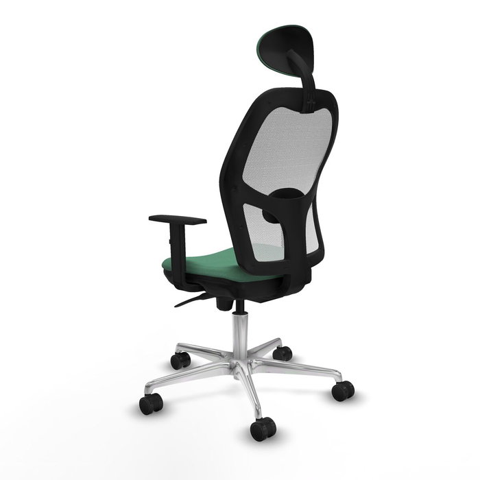 Piqueras y Crespo Chaise de Bureau Jorquera avec Appui-tête Vert émeraude