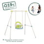 Smoby S.Life Balançoire Bébé en Métal - Pour Enfants Dès 3 Ans - Dimensions 118x117 cm - Hauteur 118 cm