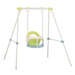 Smoby S.Life Balançoire Bébé en Métal - Pour Enfants Dès 3 Ans - Dimensions 118x117 cm - Hauteur 118 cm