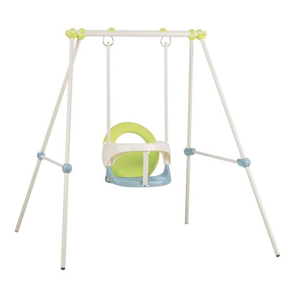 Smoby S.Life Balançoire Bébé en Métal - Pour Enfants Dès 3 Ans - Dimensions 118x117 cm - Hauteur 118 cm