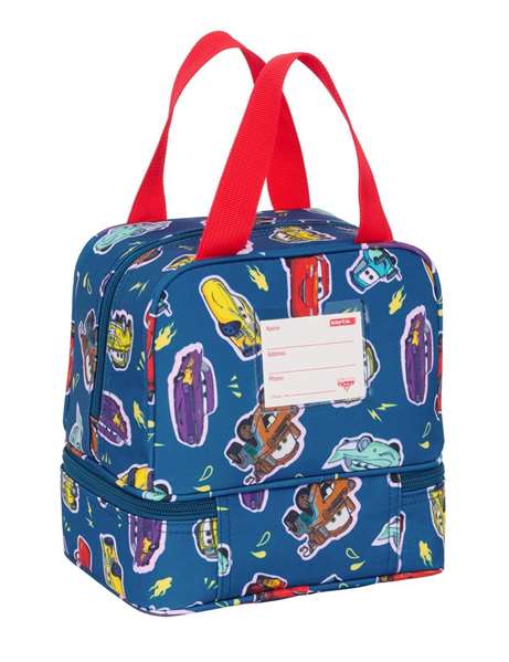 Safta Portameriendas Cars Racing 20x20x15 cm - Boîte à repas - À partir de 36 mois