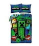 Halantex Parure de lit Minecraft Ver. 10, 140 x 200 cm / 70 x 90 cm
