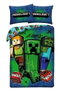 Halantex Parure de lit Minecraft Ver. 10, 140 x 200 cm / 70 x 90 cm