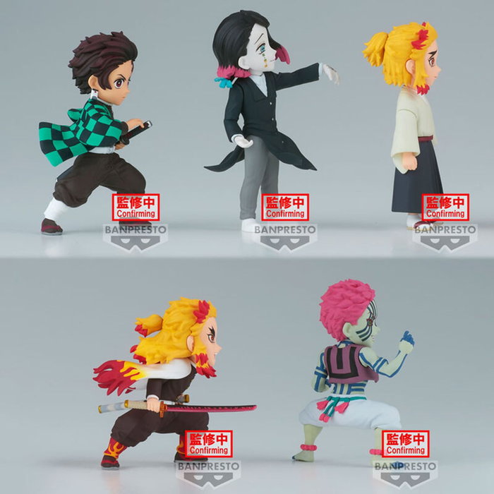 Banpresto Kimetsu No Yaiba World Collectable Figure 7 cm Assortiment Personnages Tanjiro Enmu Senjuro Kyojuro Akaza