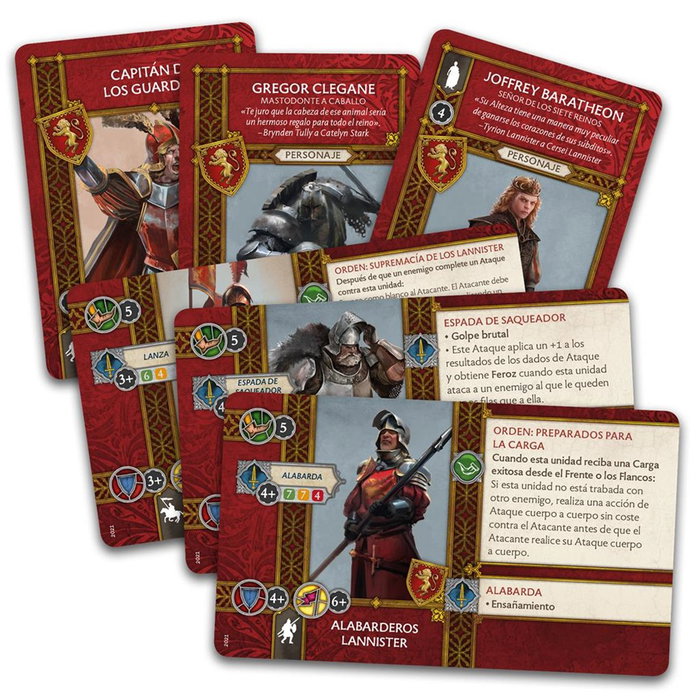 Asmodee Juego Mesa Cancion Hielo Y Fuego - Pack Faction Lannister - Jeu de société