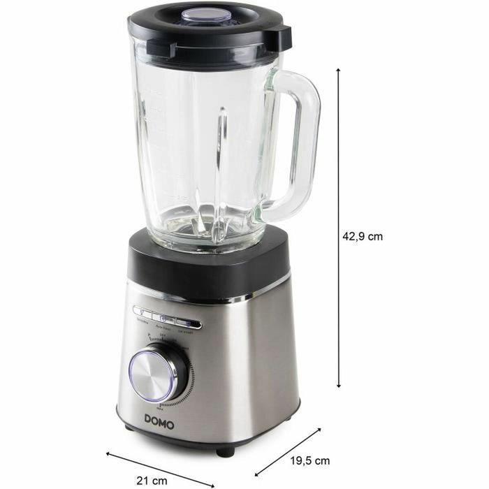 Domo DO740BL Blender haute vitesse 1400 W, 1,75 L, Gris Domo DO740BL Blender haute vitesse 1400 W, 1,75 L, Gris