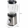 Domo DO740BL Blender haute vitesse 1400 W, 1,75 L, Gris