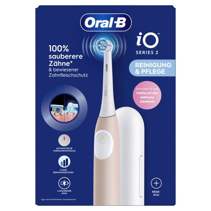 Oral-B iO Series 2 Calm Pink avec étui de voyage