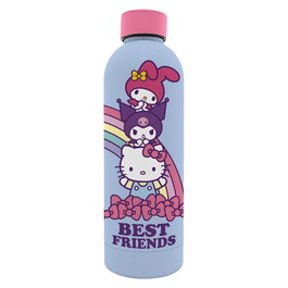 KIDS LICENSING Bouteille en Acier Inoxidable Hello Kitty and Friends 800ml Thermos Gourde Sport