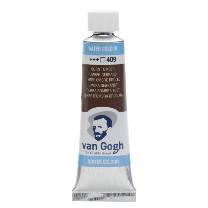 Van Gogh Peinture à l'aquarelle en tube 10 ml Terre Ombre Brûlée Van Gogh Peinture à l'aquarelle en tube 10 ml Terre Ombre Brûlée