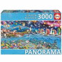 Educa Puzzle 3000 Pièces Panoramique Vida 20265 - Puzzle Adulte +14 Ans
