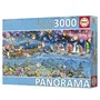 Educa Puzzle 3000 pièces Vie Panorama - Puzzle panoramique adulte 144 x 68 cm