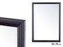 Giftdecor Miroir Mural Cadre Bois 50 x 70 cm Noir