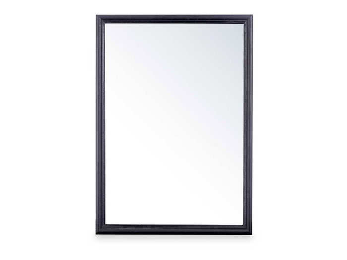 Giftdecor Miroir Mural Cadre Bois 50 x 70 cm Noir Giftdecor Miroir Mural Cadre Bois 50 x 70 cm Noir