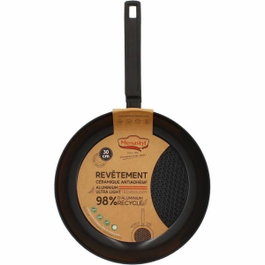 Menastyl Poêle en Aluminium Forgé 30 cm Noir