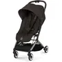 CYBEX Poussette Orfeo - Poussette de voyage ultra compacte, légère (6.3 kg), pliable à une main, pour avion, de la naissance à 4 ans (22 kg), couleur Chocolate Brown