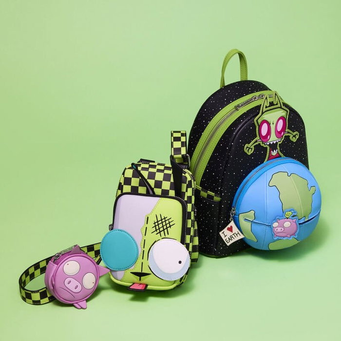 Nickelodeon by Loungefly sac à bandoulière Invader Zim Gir Cellphone