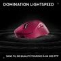 Logitech G Souris Gaming Sans Fil G Pro X Superlight 2 DEX Rose - Ultra-Légère, Capteur HERO 2, Technologie LIGHTSPEED