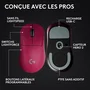 Logitech G Souris Gaming Sans Fil G Pro X Superlight 2 DEX Rose - Ultra-Légère, Capteur HERO 2, Technologie LIGHTSPEED
